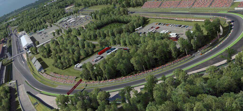 Monza racetrack which is described as an older Formula One Racetrack