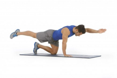 This exercise will strengthen your core. 