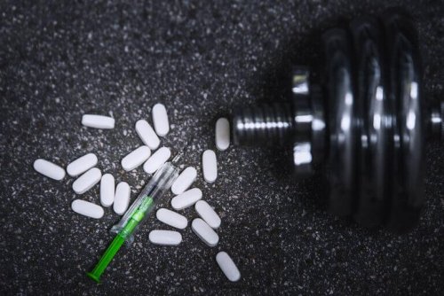 Photo of pills following the text about doping.