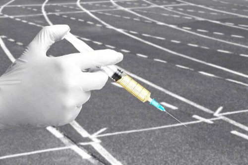 Hypodermic needle illustrating the information in the text on prohibited substances