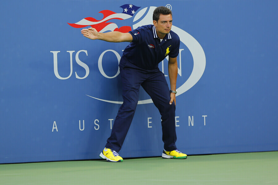 The line judge could be replaced with the technology posed by the new rules of tennis.