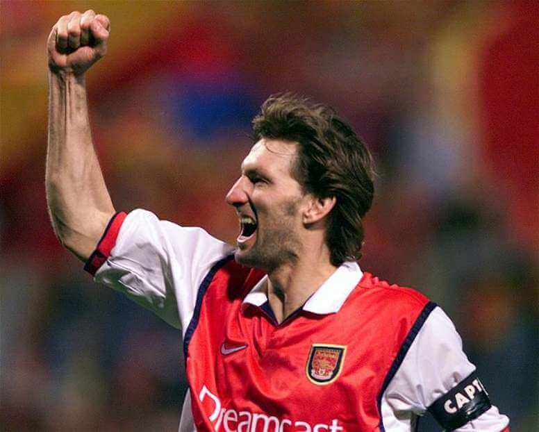 Tony Adams, a legend of Arsenal and soccer players who played in a single club.