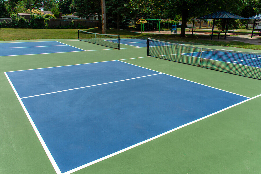 Pickleball playing field