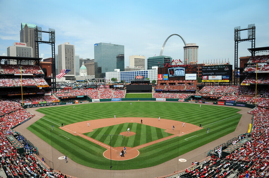 The Busch Stadium is one of the most impressive in the world.