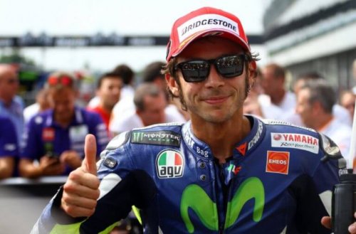 Valentino Rossi, racecar driver.