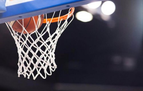 A basketball net, part of athletic gear important to the sports industry