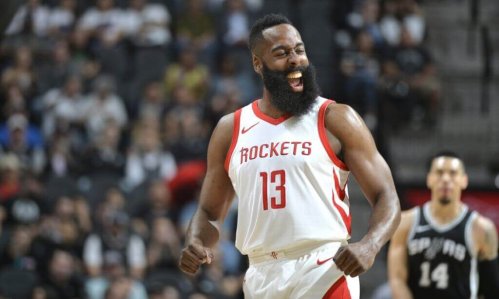 James harden who plays with the houston rockets in the NBA.