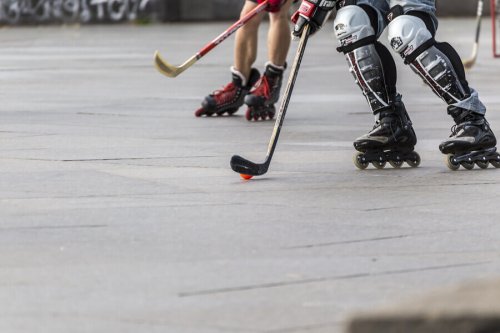 Roller hockey.