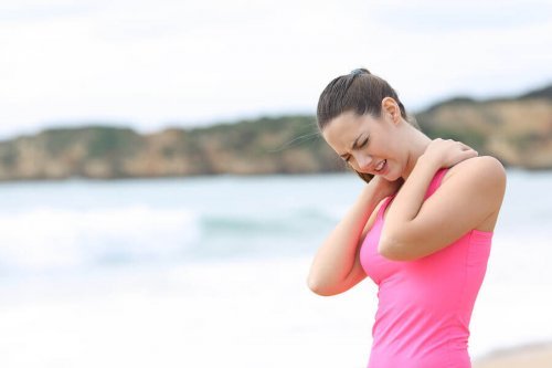 A woman wondering about the effectiveness of stretching.