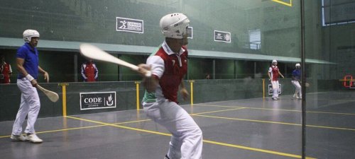 A basque pelota game.