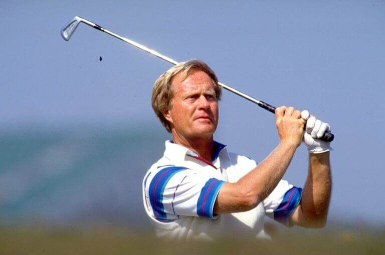 Jack Nicklaus during a golfing event
