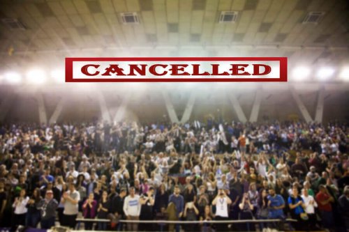 A cancelled sporting event.