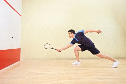 It's important to choose the right type of squash ball.