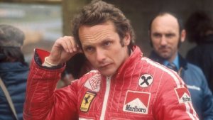 Niki Lauda, famous F1 driver.