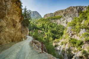 The Lycian Way in Turkey.