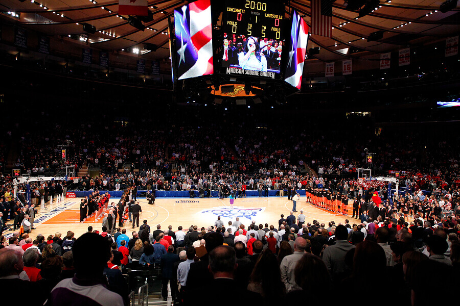 NBA game at MSG