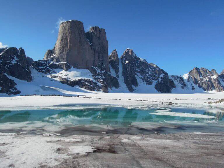 Mount Asgard is one of the most difficult mountains to climb