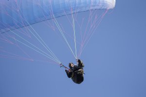 Paragliding is an extreme sport.