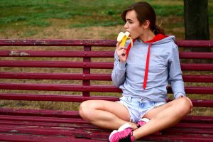 A teenager with dysphagia.