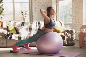 Strengthen Your Core With a Swiss Ball