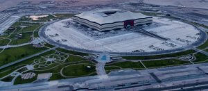 Al Bayt Stadium.