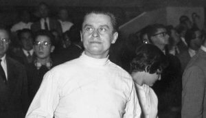 Aladar Gerevich, one of the athletes who has appeared at the most Olympic games.