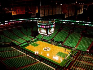 TD Garden in Boston, one of the best basketball stadiums in the world.