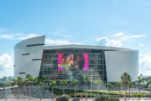 The American Airlines Arena.