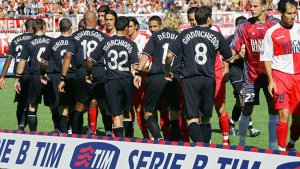 Two teams which were involved in calciopoli.