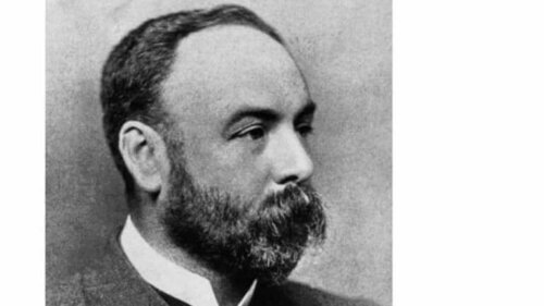 An old photo of Daniel Burley Woolfall, one of the presidents of FIFA.