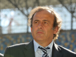 Michel Platini, one of the seven UEFA presidents.