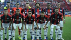 The San Lorenzo team, one of the big five of Argentine soccer.