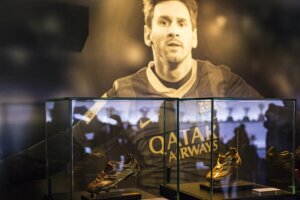 The soccer museum in Barcelona.
