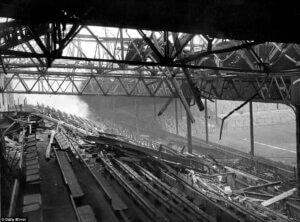 Old Trafford destroyed.