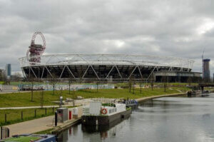 The London Stadium.