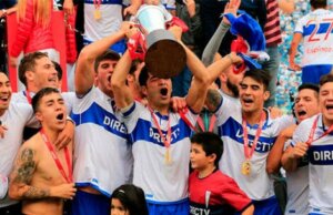 The Universidad Católico team, one of the biggest teams in Chilean soccer.