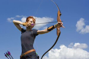 Archery requires concentration