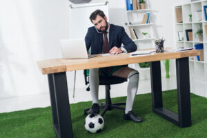 Soccer player negotiating contract