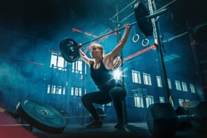Female weightlifter