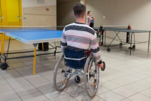 Wheelchair table tennis