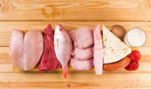 A range of protein sources.