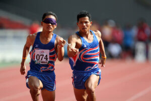 Paralympic Blind Running