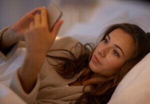 Cellphone use in bed