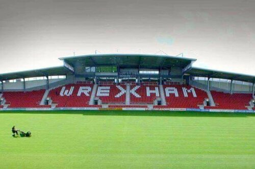 Racecourse Ground stadium.