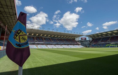 Turf Moor soccer stadium.