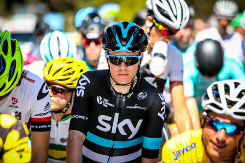 Cyclist Chris Froome.