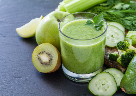 Food supplements in liquid form such as green smoothies are very beneficial.