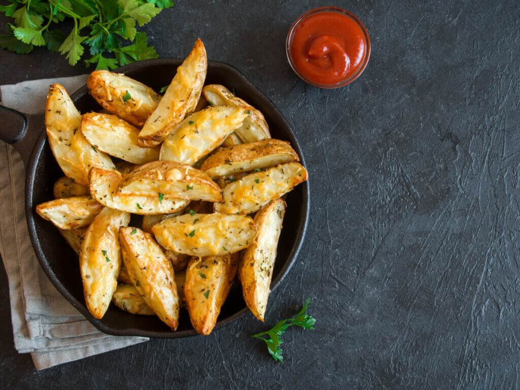 oven baked potato wedges benefits of potatoes