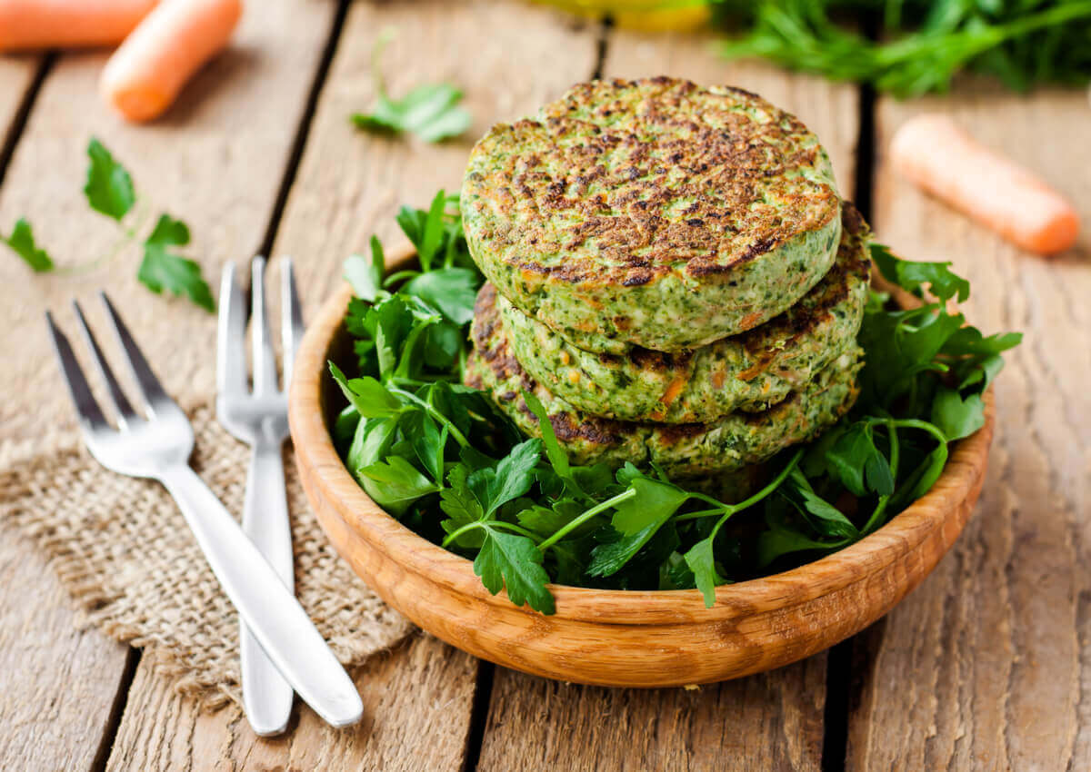 Spinach burgers
