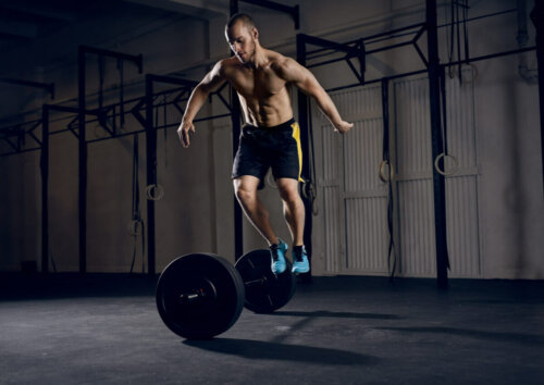 A man performing the grit series.